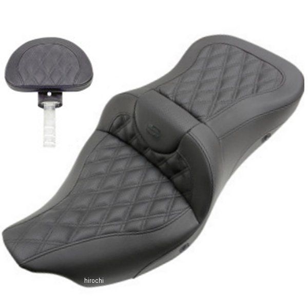 0801-1188 808-07B-182BRHC サドルメン Saddlemen シート 加熱 Road Sofa LS 08年以降 パックレスト付き