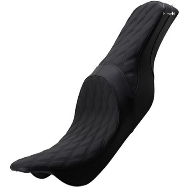0801-1265 DRAG Specialties シート フォワードポジション プレデター 2アップ ハーレー ツーリング ダブルダイヤモンド 黒