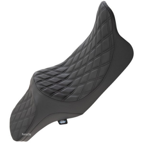 0801-1308 DRAG Specialties ドラックスペシャリティーズ シート プレデター3 ハーレー ツーリング ダブルダイヤモンド 黒ステッチ