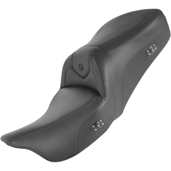 0801-1418 サドルメン SADDLEMEN ロードソファー ヒートシート 06年 ハーレー FLHX バックレスト無 黒