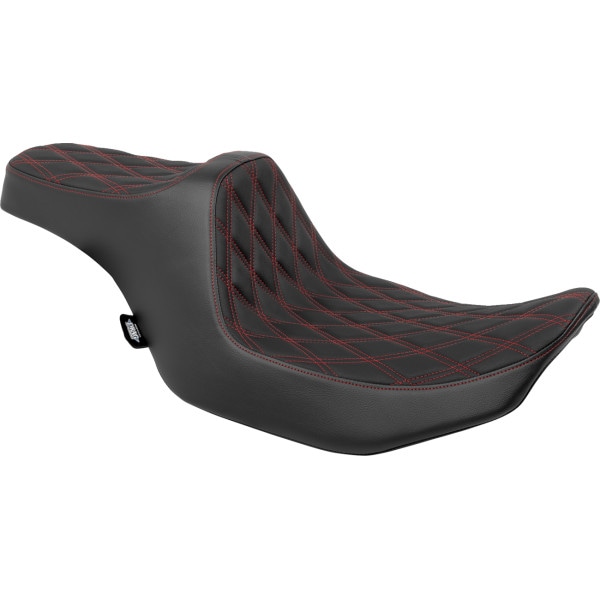 0801-1920 DRAG SPECIALTIES SEATS edator 3 Double Diamond レッド ビニール ツーリング