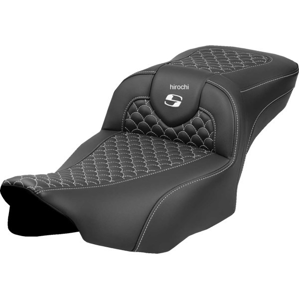 823-07-20906 サドルメン Saddlemen SEAT ROADSOFA DRAGON WHITE STITCH EXT RCH