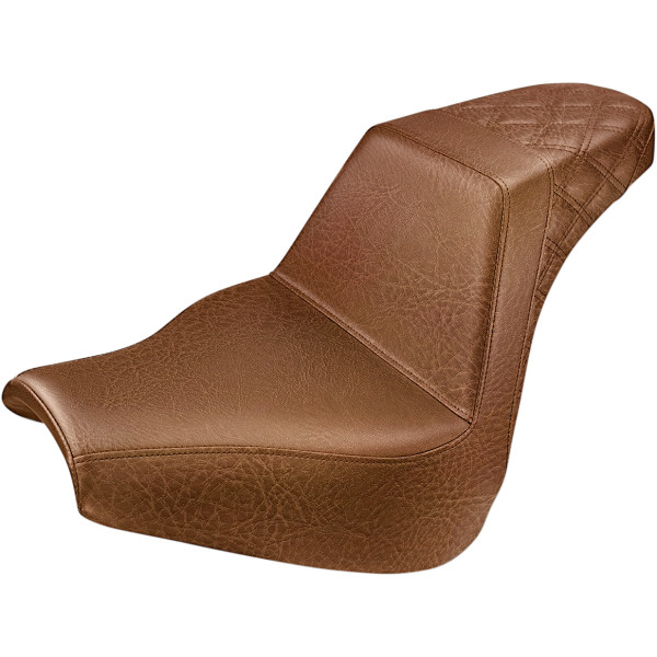 0802-1172 818-31-173BR サドルメン Saddlemen シート Step Up FXBR Rear LS ブラウン
