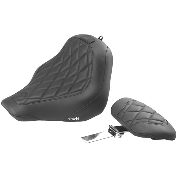 0802-1200 83034 マスタング Mustang シート ソロ Tripper FXBB ダイヤモンド/バックレスト付き