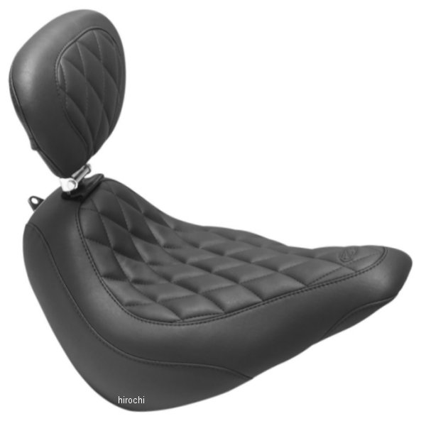 0802-1206 83046 マスタング Mustang シート ソロ Tripper FLSL ダイヤモンド/バックレスト付き
