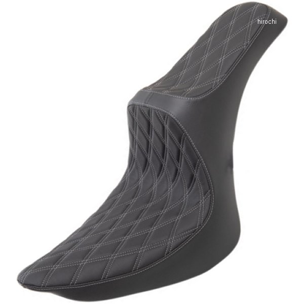 0802-1367 DRAG Specialties ドラックスペシャリティーズ シート プレデター3 ダブルダイアモンド ソフテイル シルバーステッチ