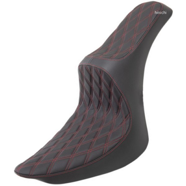 0802-1368 DRAG Specialties ドラックスペシャリティーズ シート プレデター3 ダブルダイアモンド ソフテイル 赤