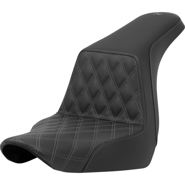 0802-1574 サドルメン Saddlemen シート STEP UP LS DRIVER GREY ステッチ