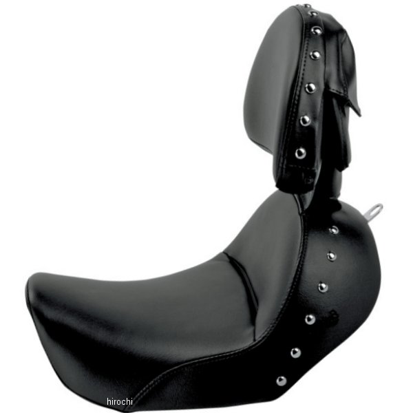0803-0348 806-04-0031 サドルメン Saddlemen ソロシート ヒールダウン 06年以降 ダイナ スタッド バックレスト付き