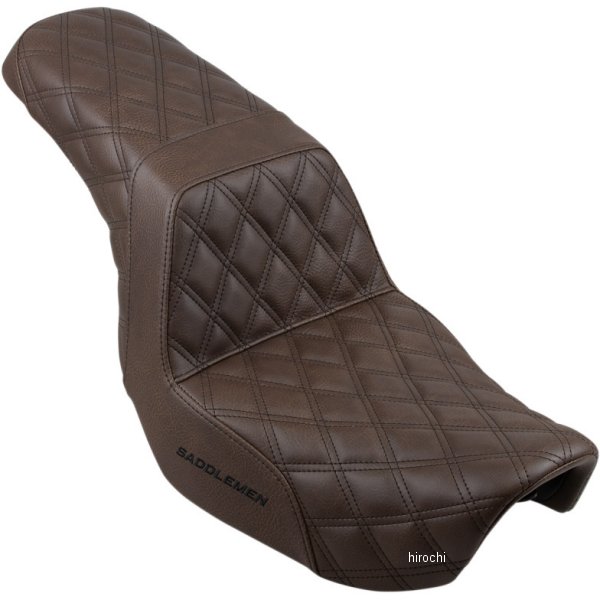0803-0589 806-04-175BR サドルメン Saddlemen シート Step Up 06年以降 FXD フル LS ブラウン