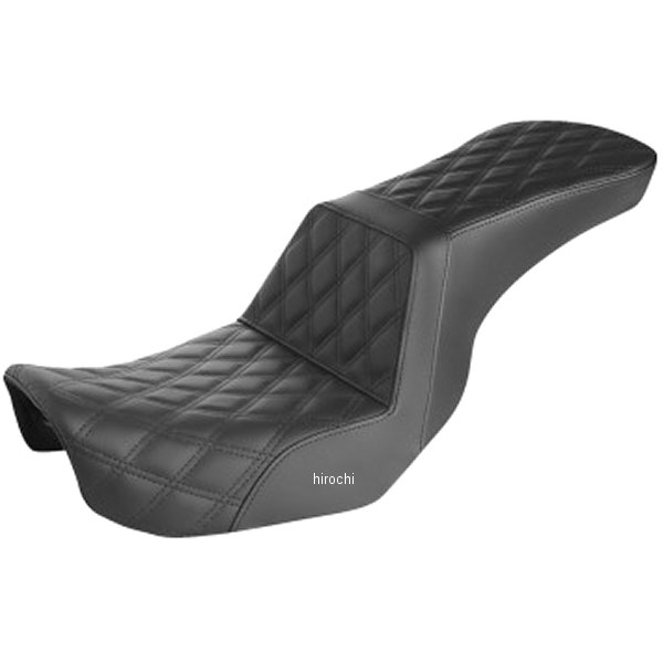 0803-0695 サドルメン SADDLEMEN ステップアップシート 06年 ハーレー FXDWG バックレスト無 黒