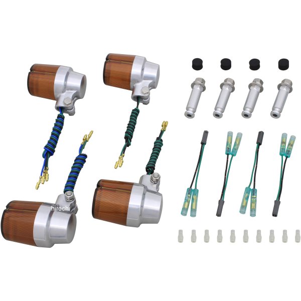 080493-23 ポッシュ POSH ウインカーセット スーパーバイク GSX1400 バフ/オレンジ