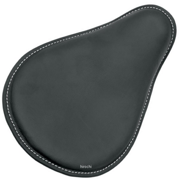 0806-0028 DRAG スプリング ソロシート ロープロファイル スモール 黒レザー/白ステッチ