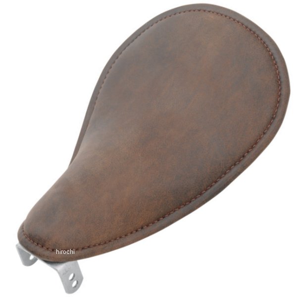 0806-0039 DRAG スプリング ソロシート ロープロファイル スモール ブラウンレザー