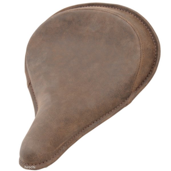 0806-0050 DRAG シート ソロ スプリング 大 ユーズドブラウンレザー/緑ステッチ