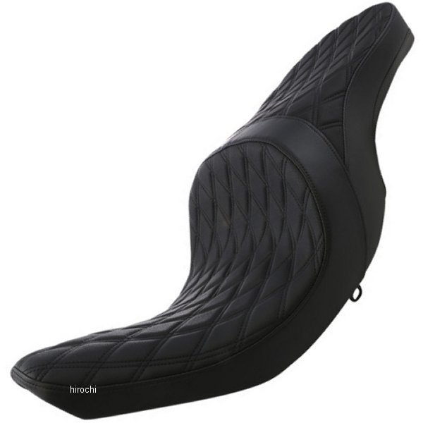 0810-2273 DRAG Specialties ドラックスペシャリティーズ シート ロープロファイルツーリングシート ダブルダイヤモンド 黒