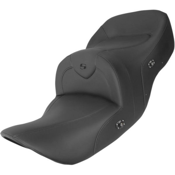 0810-2341 サドルメン SADDLEMEN ロードソファー ヒートシート 01年-10年 GL1800C Valkyrie バックレスト無 黒