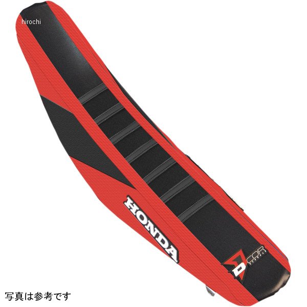 0821-3267 D'cor Visuals シートカバー 18年-21年 CRF250R 赤/黒