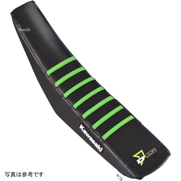 0821-3411 D'cor Visuals シートカバー 03年-08年 KX 125 黒/緑