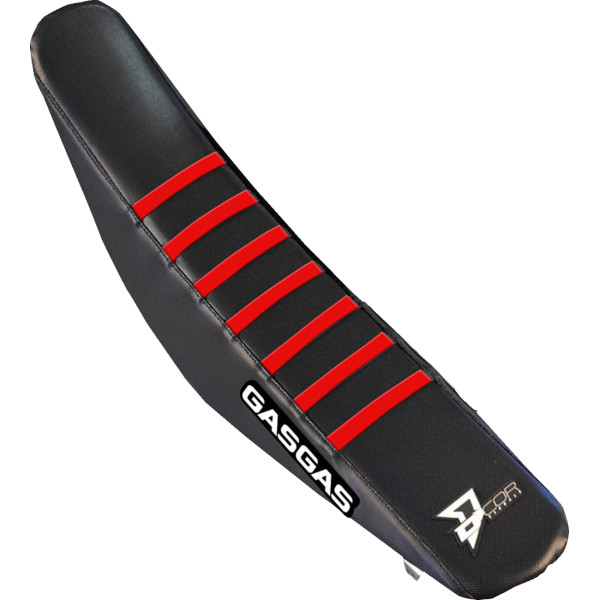 0821-3645 D'cor Visuals シートカバー GAS GAS ブラック WITH レッド RIBS