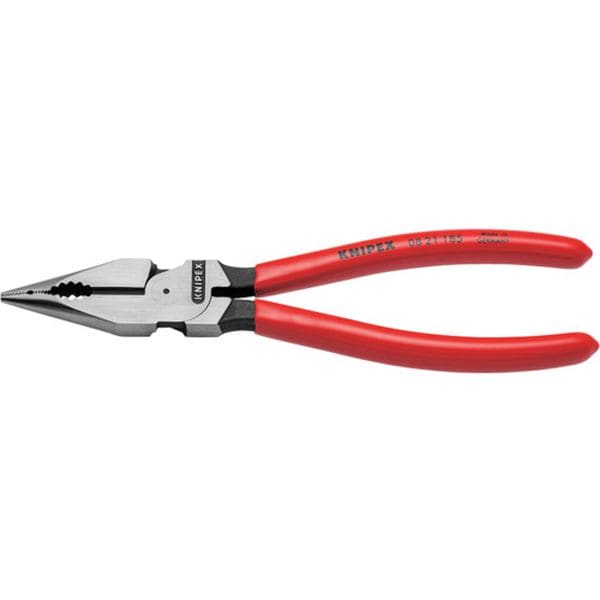 0821185 610-7092 KNIPEX社 KNIPEX ニードルノーズペンチ 185mm プラスチックハンドル