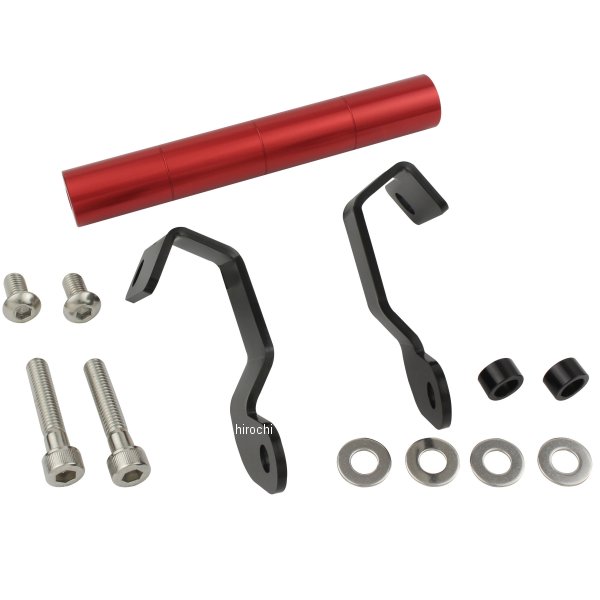 087179-02 ポッシュ POSH スマートフォンホルダーマウントステー 18年-23年 GSX-R125専用 赤