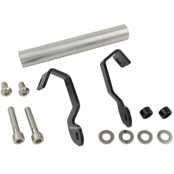 087179-03 ポッシュ POSH スマートフォンホルダーマウントステー 18年-23年 GSX-R125専用 シルバー