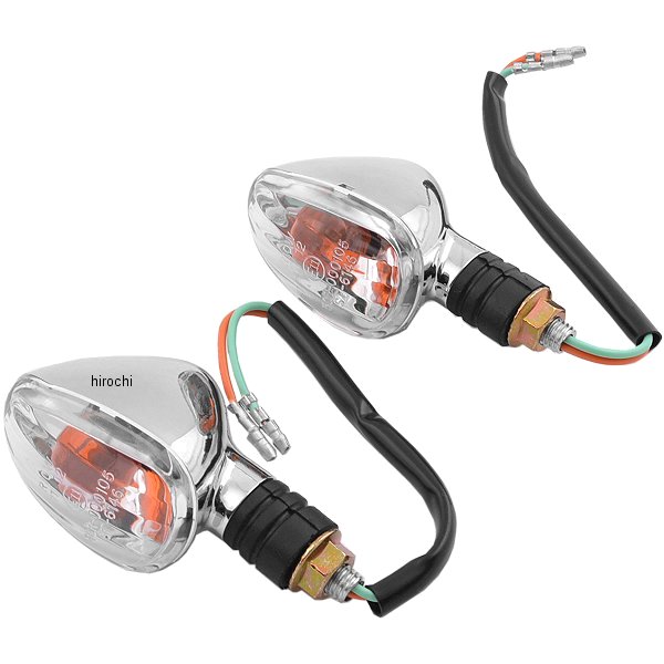 09-03-0935 SP武川 ストリームライン リア ウインカーキット/メッキ/XR50・100モタード/XR50・100Motard