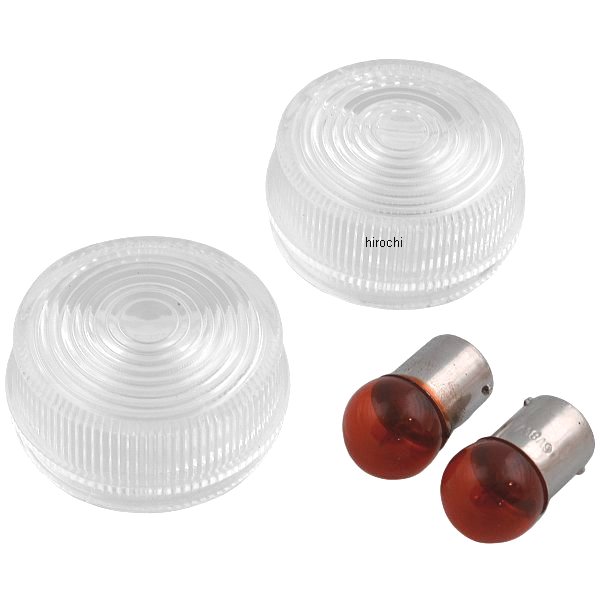 09-03-097 SP武川 ノーマルウインカーベース用 クリアウインカーレンズ (2個1セット) 6Vモンキー/ゴリラ