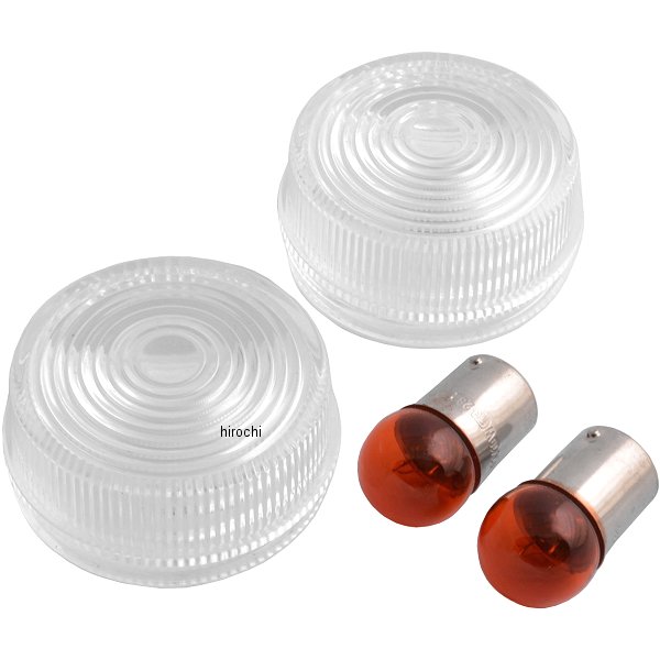 09-03-098 SP武川 ノーマルウインカーベース用 クリアウインカーレンズ (2個1セット) 12Vモンキー/ゴリラ