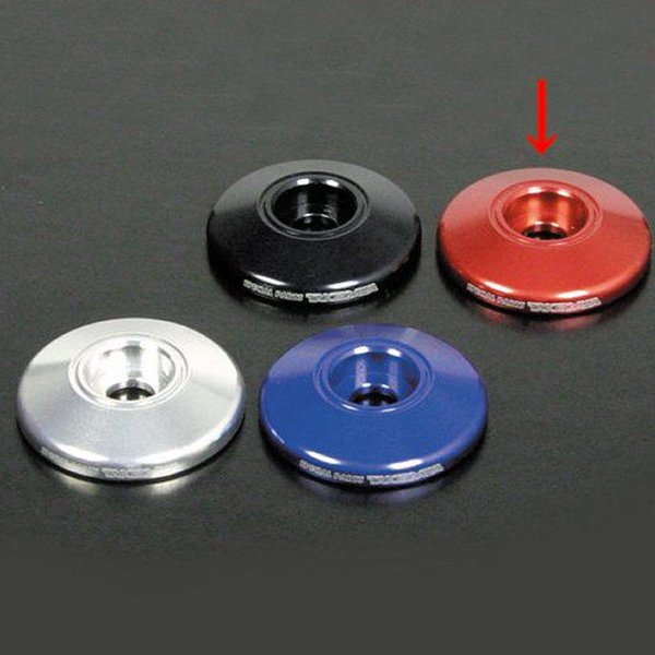 09-11-0033 SP武川 フロントカバーセッティングワッシャー プレーンタイプ 赤