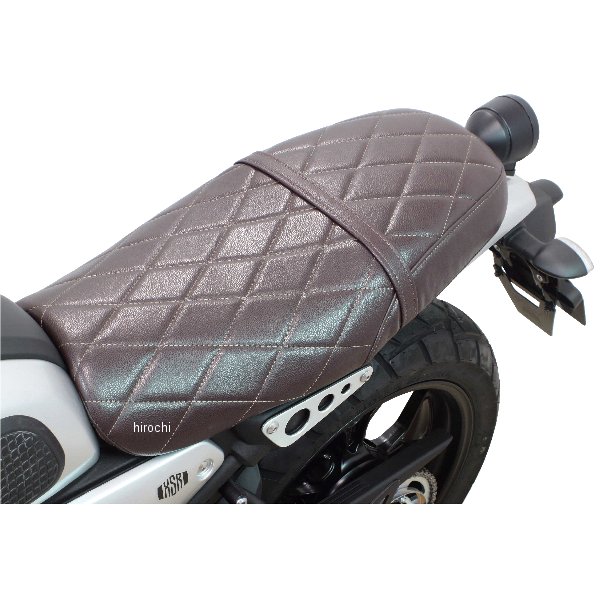 09-11-0359 SP武川 クッションシートカバー XSR125、XSR155 ダイヤモンドステッチ/ブラウン