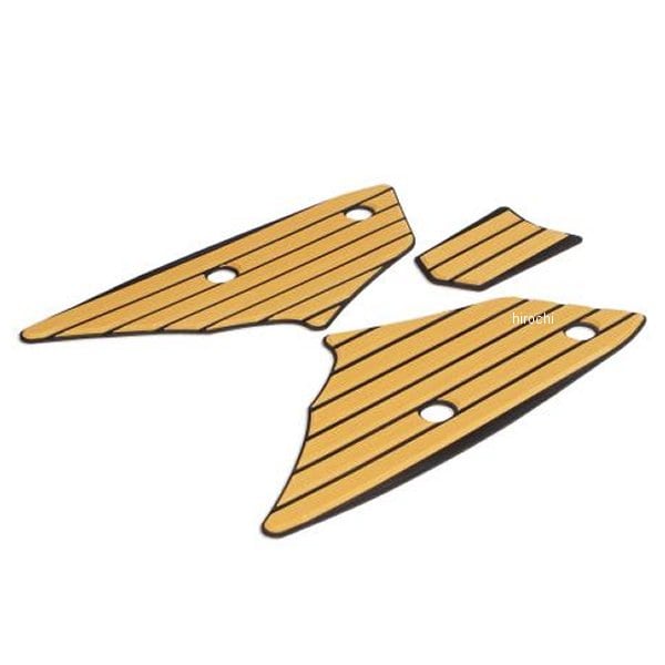 09-11-0377 SP武川 ステップ&フューエルリッドパッドセット リード125 ライトブラウン/黒