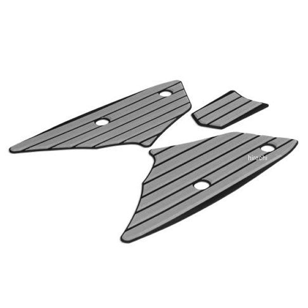 09-11-0378 SP武川 ステップ&フューエルリッドパッドセット リード125 ダークグレイ/黒