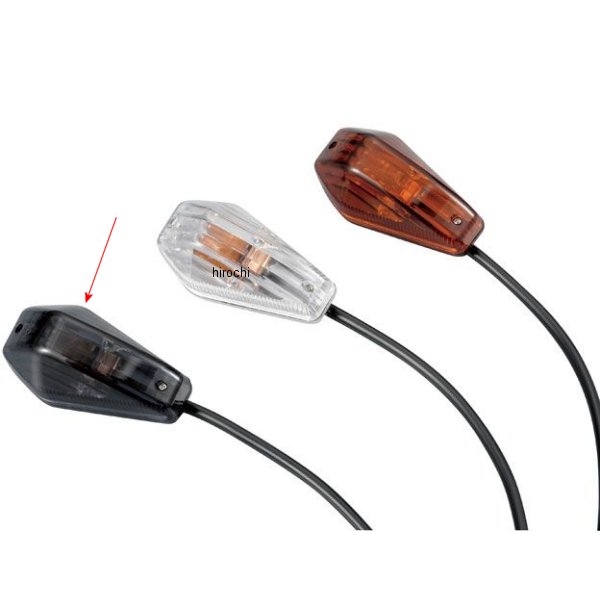 090023 ポッシュ POSH エアロストリームウインカー 汎用 電球付 2個 スモーク