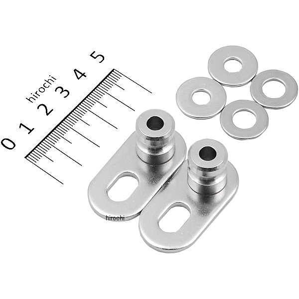 090096-03 ポッシュ POSH プレートウインカーステー ネジ径6mm、8mm 汎用 2個入り クローム