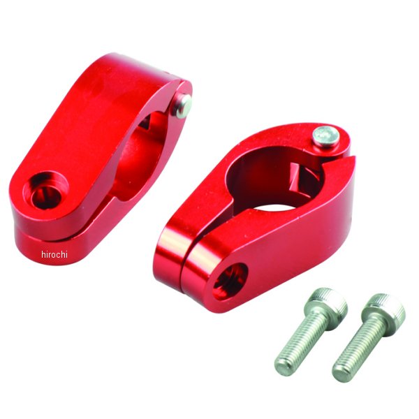090167-02 ポッシュ POSH クイックリリースブレース 22.4mmクランプ 2個入り 赤