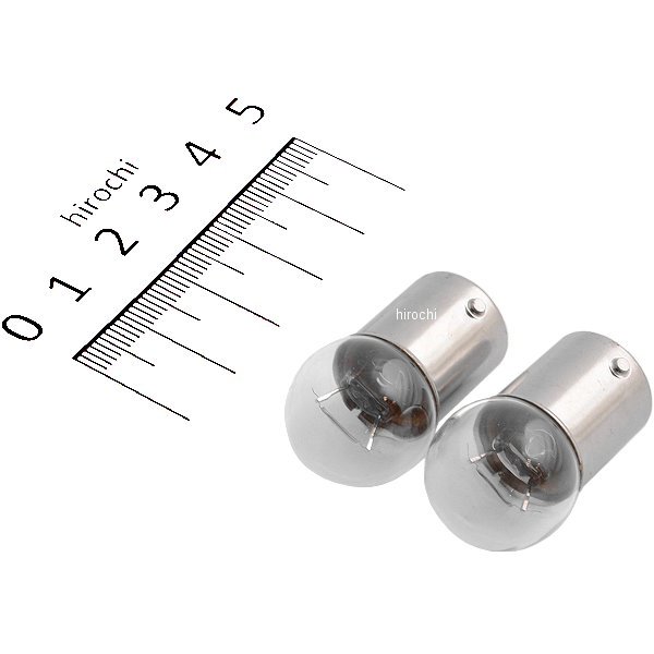 090185-10 ポッシュ POSH ウインカーバルブ G18型補修用バルブセット 12V15W 2個入り クリア