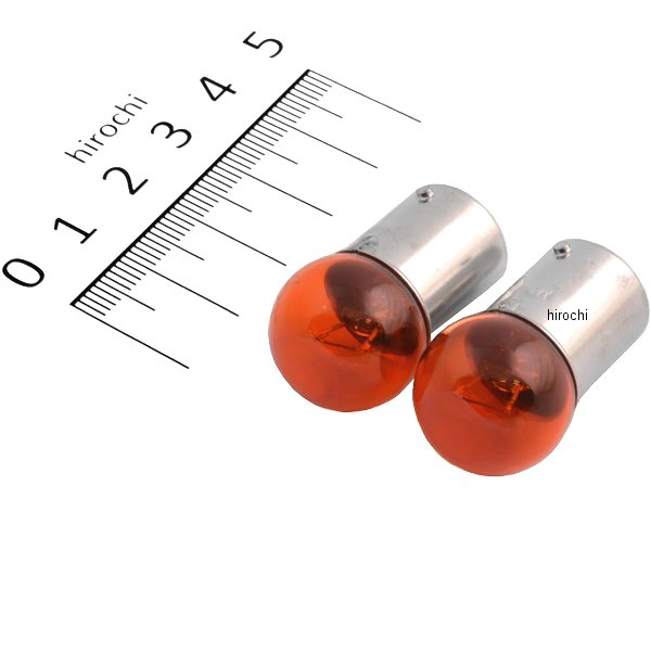 090186-10 ポッシュ POSH ウインカーバルブ G18型補修用バルブセット 12V15W 2個入り オレンジ