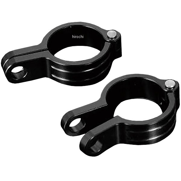 090239-06 ポッシュ POSH マシンド ウインカーベースクランプ 39mm 黒