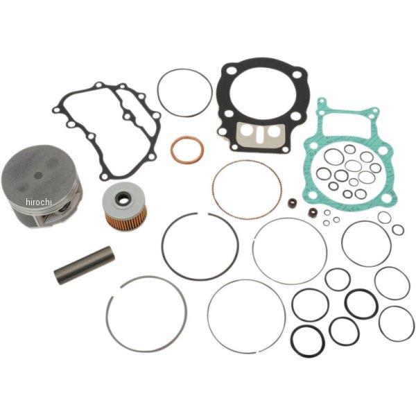 0903-1332 54-220-11 WSM トップエンド補修キット 0.25mmオーバーサイズ 95年-03年 ホンダ TRX 400 FW Foreman 4x4