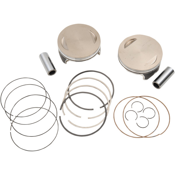 0910-3659 106-3964A S&Sサイクル S&S Cycle ピストンキット 111"、117"、124" シリンダーキット用 4.125"ボア+:020"