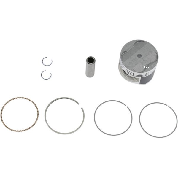 0910-5237 50-257-05K WSM ピストンキット +0.5mmオーバーサイズ 87年-04年 カワサキ KSF 250 Mojave