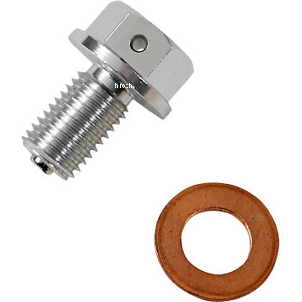 0920-0192 ムースレーシング MOOSE RACING DRAIN PLUG MAGNETIC SLVR