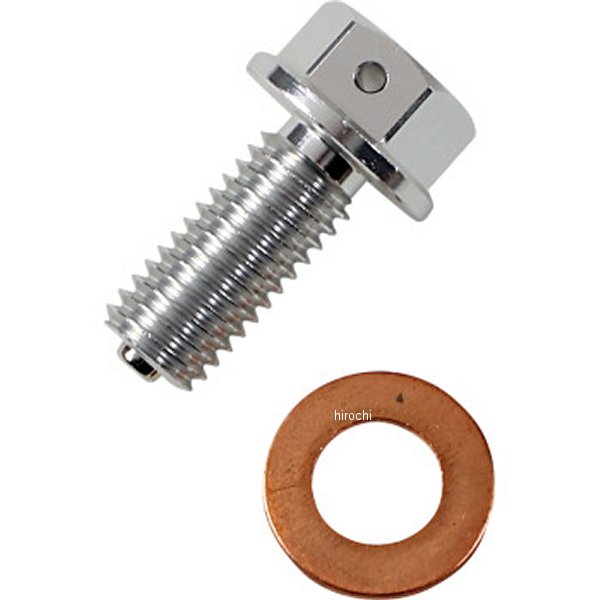 0920-0194 ムースレーシング MOOSE RACING DRAIN PLUG MAGNETIC SLVR