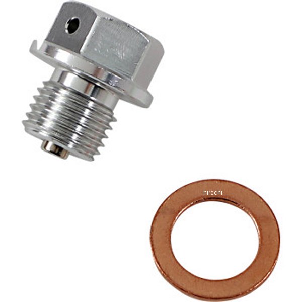 0920-0195 ムースレーシング MOOSE RACING DRAIN PLUG MAGNETIC SLVR