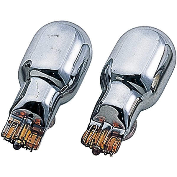 092021-MK ポッシュ POSH T20 型バルブセット 汎用 12V21W ウェッジバルブ クロームメッキ 1個入り