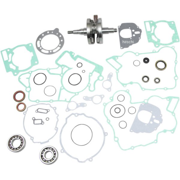 0921-0597 CBK0222 ホットロッド HOT RODS クランクシャフト ボトムエンドキット ベアリング、ガスケット付き 98年-02年 KTM 200 EXC
