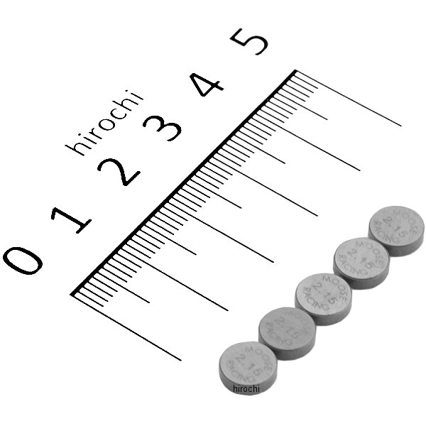 0926-1877 ムースレーシング MOOSE RACING バルブ シム 7.48mmX2.15mm スチール (5個入り)