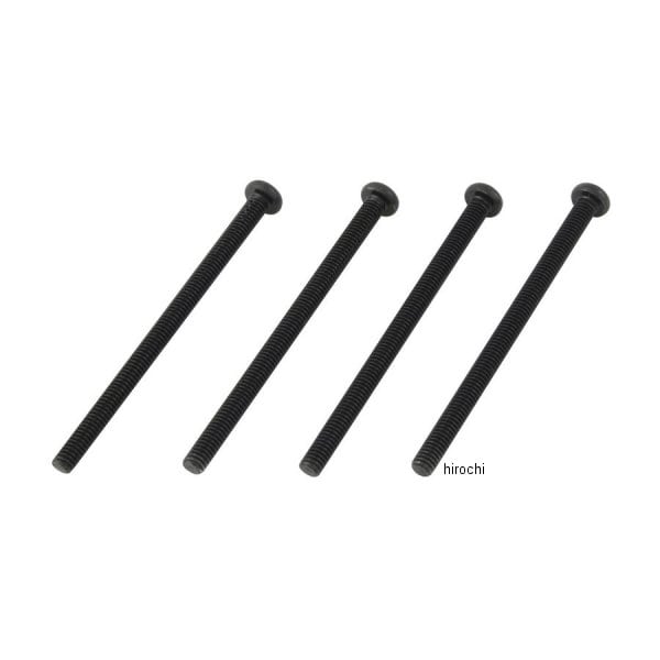 093031-B6 ポッシュ POSH スーパーバイクタイプウインカー補修用 レンズビス(ステンレス製/4本入) ブラック